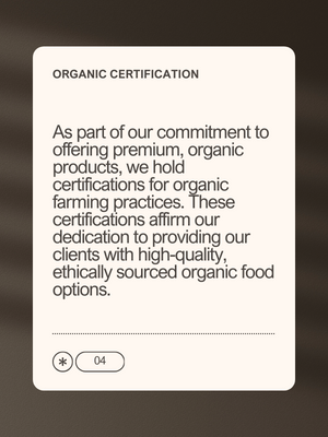 Organic Certification